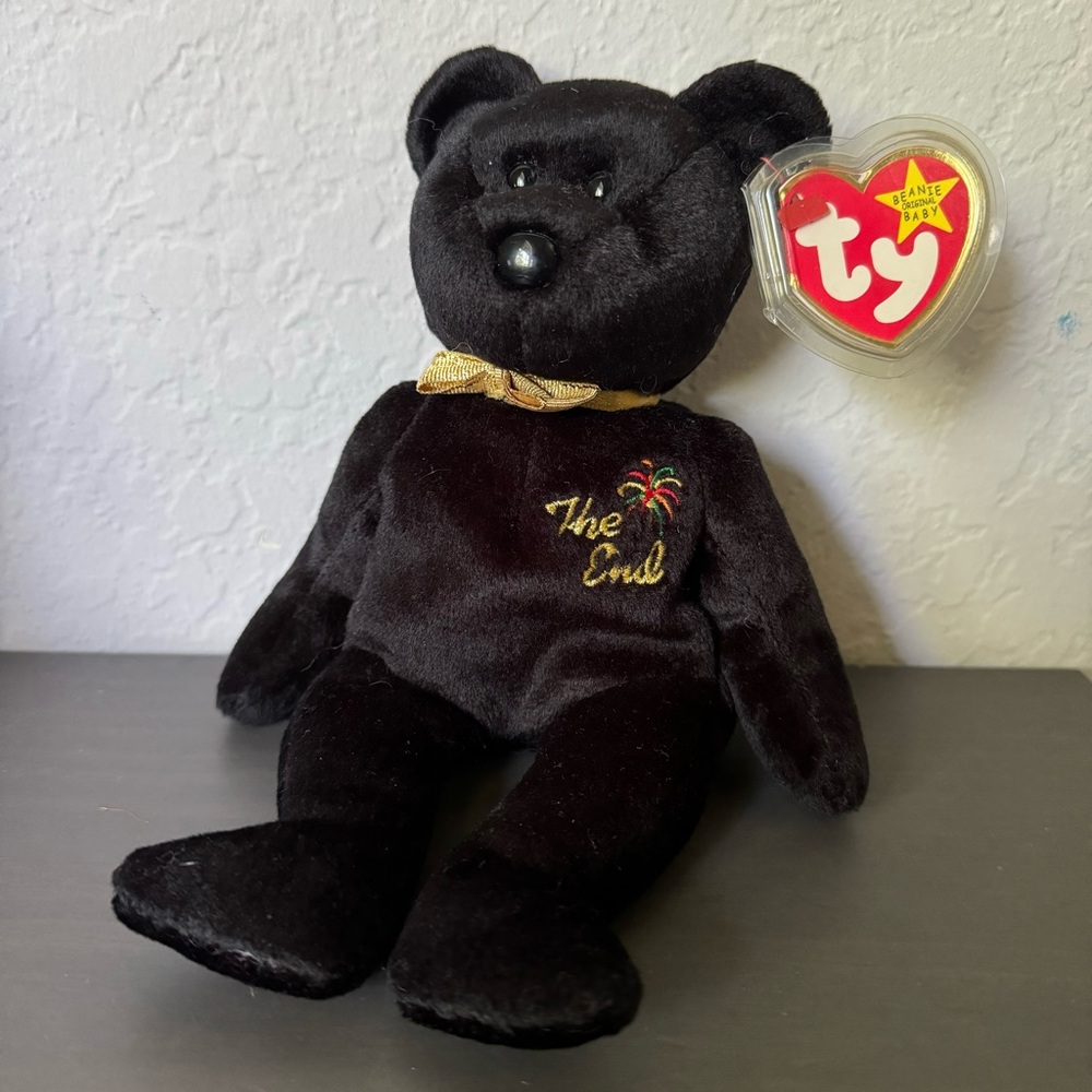 Ty The End The Bear Beanie Baby (Retired 1999)
